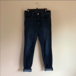 American Eagle Dark Wash Regular Skinny Jeans